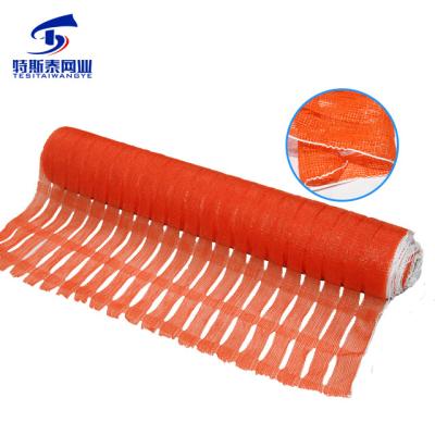 China 100% Virgin HDPE Manufacturer Produces HDPE Orange Knitted Scaffolding Construction Safety Netting Barrier for sale