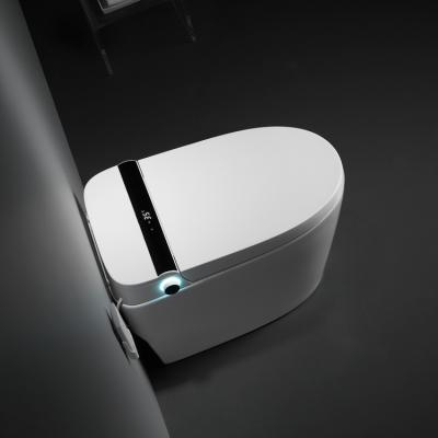 China Smart Auto Operation Automatic Function Water Tank Sanitary Ware Bidet Descent Toilet for sale