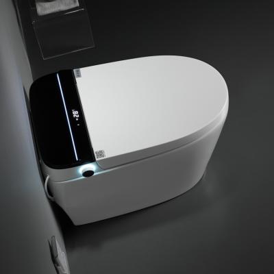 China Automatic Operation Xiamen Factory Elegant Sanitary Ware Smart Automatic Washing Toilet for sale