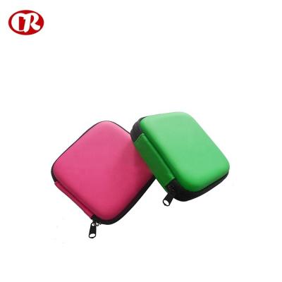 China Lightweight EVA Earphone Carrying Case Custom Zipper Case Colors Available Earphone Carrying Case for sale