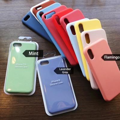 China Official Original Luxury Shockproof Silicone Case For iPhone SE 2020 12 Mini X XR XS Case For iPhone 11 Pro 7 8 Max Plus Pro 12 13 Case for sale