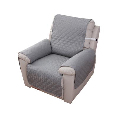 China Modern Cheap Quilted Recliner Sofa Cover Couch Cover With Elastic Straps For Kids Pets for sale