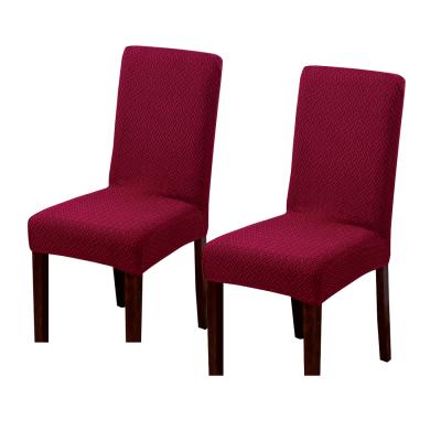 China Reusable Premium Stretch Dining Pastors Chair Slipcovers Dining Chair Covers for sale