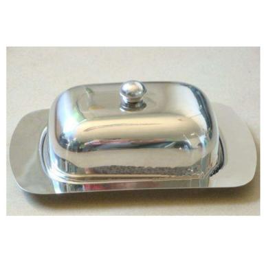 China 171064 Sustainable High Quality Stainless Steel Butter Trays With Cover for sale