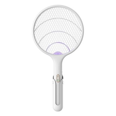 China Viable Custom Popular Plastic Battery Fly Swatter Electric Mosquito Trap Mosquito Trap Swatter Killer Racket for sale