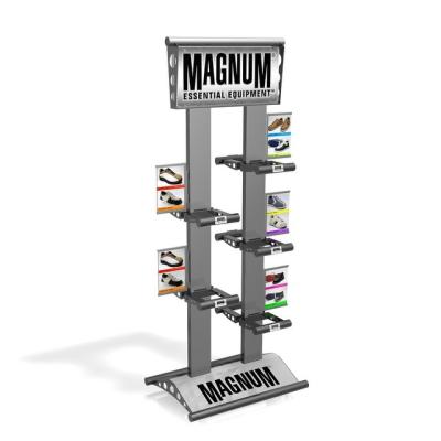 China PVC With Printing Quality Guaranteed Hot Selling Popular Modern Adjustable Shelf Shoe Display Racks for sale