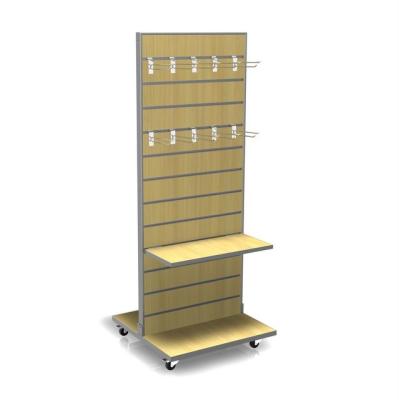 China Custom Wholesale Adjustable Shelf Factory Supply Suitable Price Display Clothing Racks For Store for sale