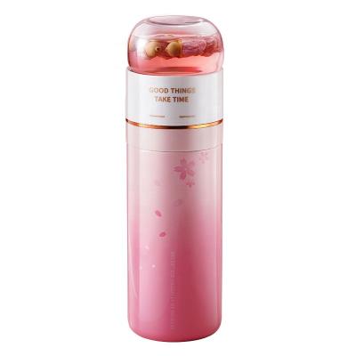 China Relea PORTABLE 400ML Custom Logo Stainless Steel Double Wall Insulated Vacuum Infuser Bottle for sale