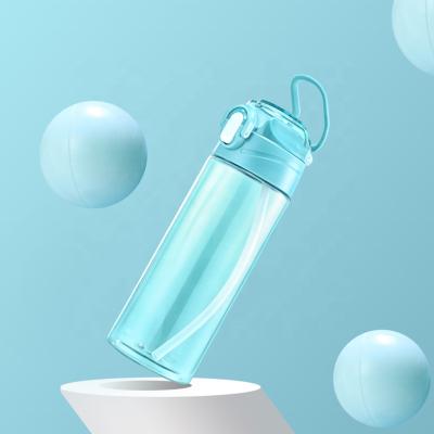 China Relea Logo Bpa Free Tritan Plastic Sustainable Water Bottle 600ML Candy Color Custom Sports Drinking Bottle for sale