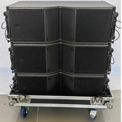 China 2x8 inch two way professional portable pa speakers line array 730*482*250 mm for sale