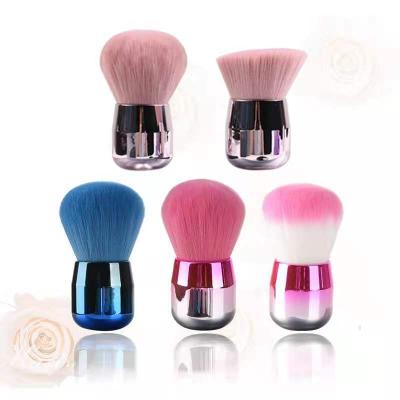 China Soft Head Honey Powder Cute Tool Portable Natural Soft Loose Lime Milk Hair Mushroom Blush Brushes for sale