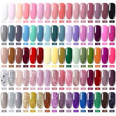 China Casual Wholesale Multiple Colors Bottles Nail Polish Private Label Art Kit Gel Nail Polish for sale