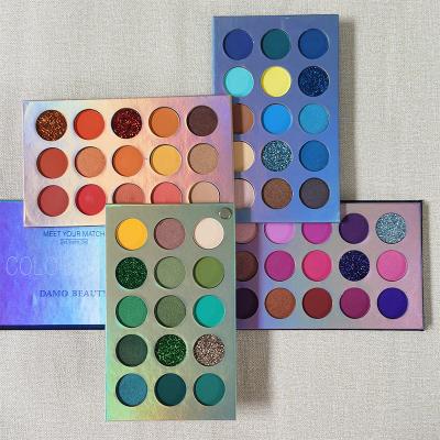 China Waterproof Custom Beauty Glazed Matte Shimmer Eye Shadow Palette Eye Shadow 60 Color Eyeshadow Palette for sale