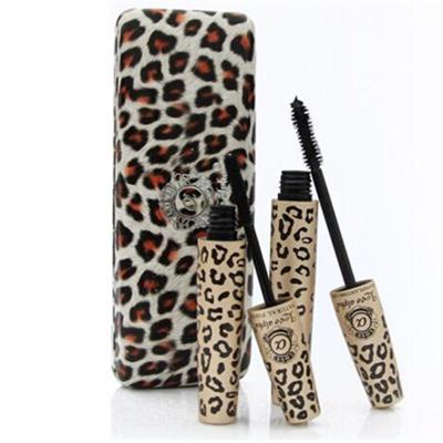 China Fashion Waterproof Leopard Women's Lash Extension Mascara and Fiber Lash Extension for sale