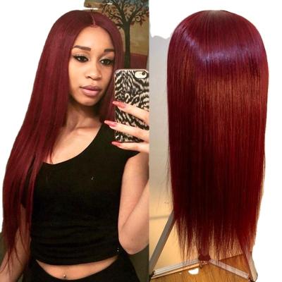 China Soft Smooth Thick Lace Front Hair Wigs Transparent Hd Full Lace Human Hair Honey Brown Color Straight Highlight Bob Wigs for sale