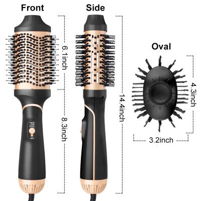 China Comfortable Multifunctional Hot Airbrush Hair Dryer Electric Anion Comb Straightener Comb for sale