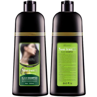 China Fashion new home black dye salon beauty natural hair dye shampoo for blackening hair herbal hair dye for sale