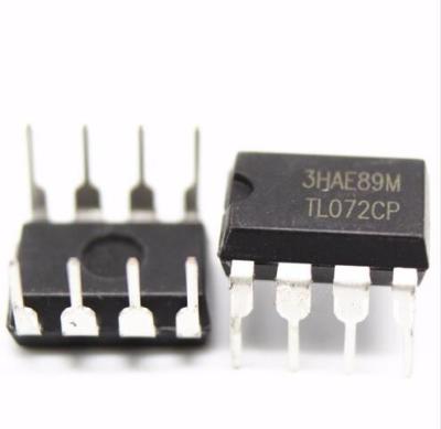 China 10PCS TL072CP TL072 Dual Operational Amplifier DIP-8 TL072CP for sale