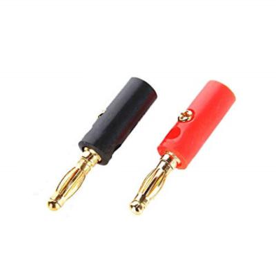 China Type Four Page Banana ADAPTER 4MM Speaker Connection Lantern Main Gold Plated Test Socket Lantern Type for sale