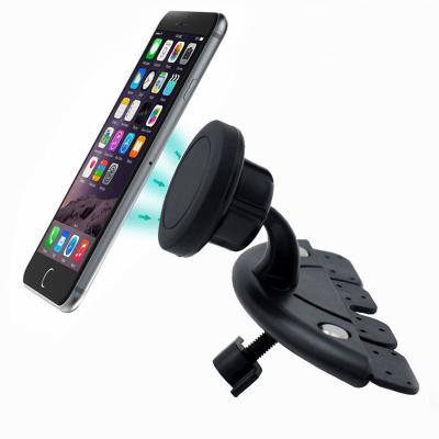 China 360 Degree Rotation Adjustable Magnetic Car Phone Holder Mount CD Player Miniature Racing Car Phone Holder for sale