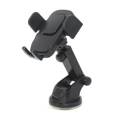 China Hot Selling Adjustable One Touch Car Mount Retractable Phone Holder With Suction Cup Phone Holder For Car for sale