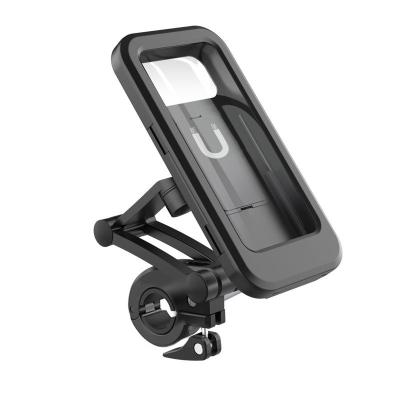 China Waterproof 360 Degree Bike Phone Case Adjustable High Quality Mount Holder Cell Phone Motorcycle Accessories for sale