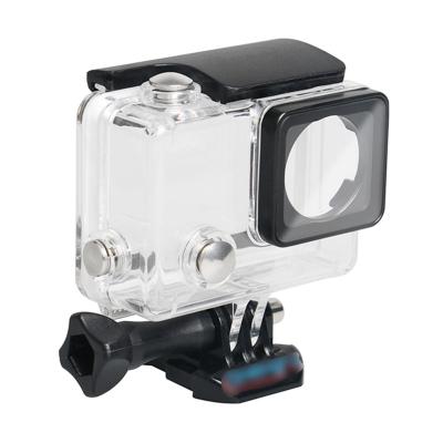 China HMTech Acrylic newcomers other gopro case accessory waterproof underwater protective case with bracket for gopro hero 4 for sale