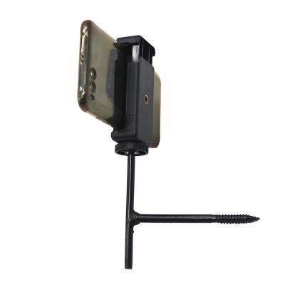 China 2022 New Design Wall Mounted Mobile Phone Holder Adjustable Outdoor Fixed Multifunction Metal Stand for sale