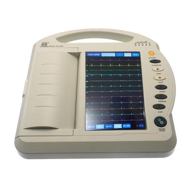 China China Digital Electrocardiograph 12 Lead Ekg Monitor Price Ecg Machine Plastic Holter 12 Channel Cardiac Science Portable Ekg Monitor for sale