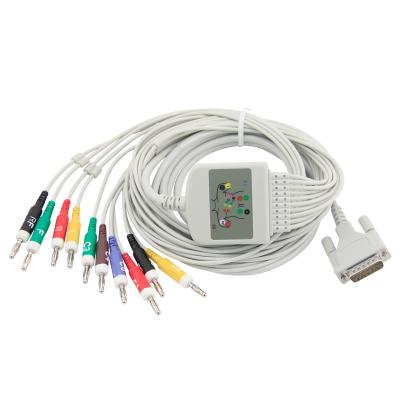 China 1 Reliable patient cable Banana4.0, quality 10 leads ECG IEC for Schiller, durable in use for sale