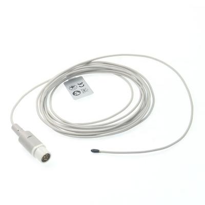 China 1 Drager 7pin Plug 10ft Esophageal / Pediatric Reusable Rectal Temperature Probes for sale