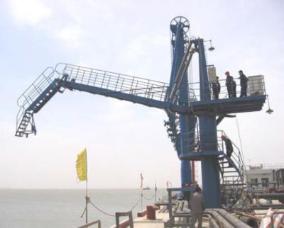 China E3 gangway column include ladder front ladder deck ladder rotatable platform upright post install 10000DWT~80000DWT dock for sale