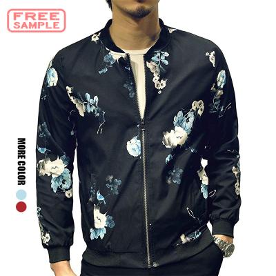 China Viable Men's Lightweight Bomber Jackets Fall Winter Outerwear Full Zipper Baseball Varsity Jacket for sale