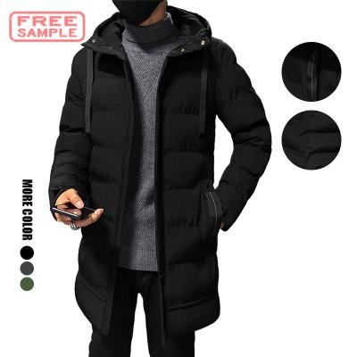 China Viable High Quality Polyester Bomber Jacket Anorak Hoodie Jacket Printed Coat Long Plus Size Mens Coats for sale