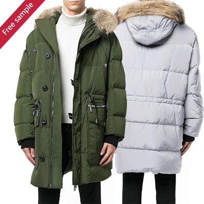 China Free Sample Reversible Custom Made Jacket Good Quality Winter Private Label Men's Clothing Puffy Jacket for sale