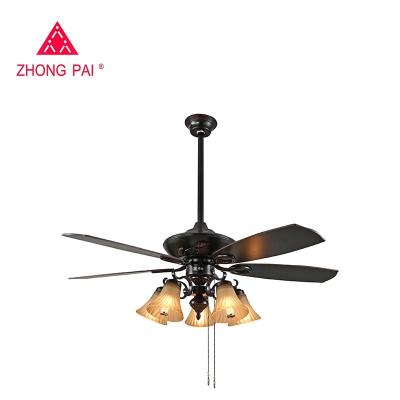 China Well-designed 220v 52 inch vintage invisible ceiling fan with light bulb for sale