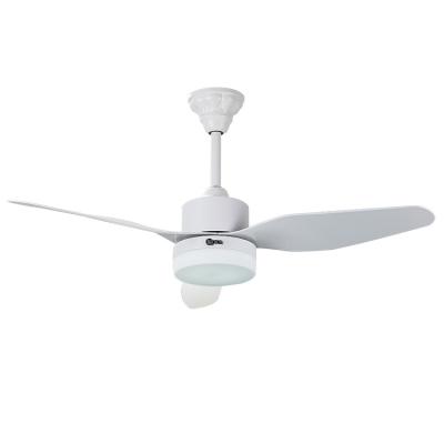 China Elegant 46 inch remote control abs blade white ceiling fan with light for sale