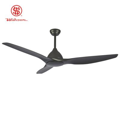 Cina 64 inch indoor decoration 3 abs blades smart remote control ceiling fan with light in vendita