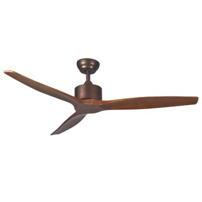 中国 Indoor 52 inch solid wood ceiling fan without light 販売のため