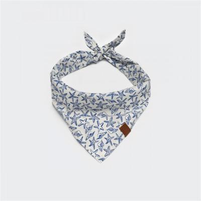 China Viable Floral Dog Bandanas Flower Pet Triangle Bib Scarf Daisy Rose Pet Bandana for sale