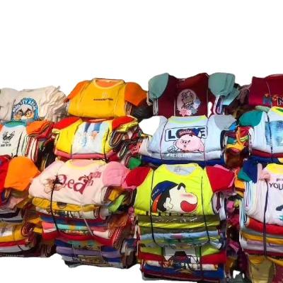 China Wholesale Casual Wear Grade A+ Second Hand Clothes Mixed Baby Thrift Clothes Branded Sweaters Girls Korea Used Clothes 45Kg for sale