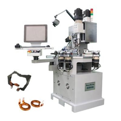 China Tech US-850 Copper Round/Flat Wire Coils Winding Machine For Power Inductor copper induction coil winding machine for sale