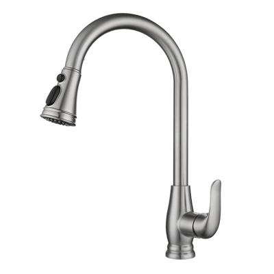 China Modern Modes Multi Function SUS304 3 Pull Down Kitchen Faucet With Spray for sale