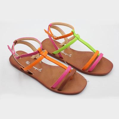 China Fashion Trend Beach sandals flat shoes casual girls slides shoes rhinestone sandals female footwear for Casual Open Toe Summer Shoes for sale