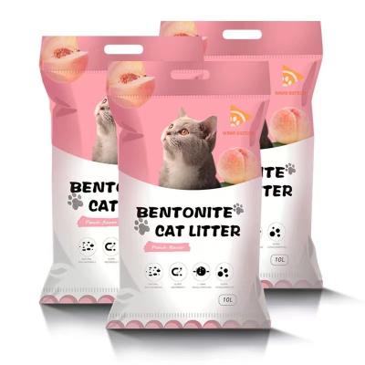 China Viable Natural Plant Odorless High Quality Quick Columns In Benton Stupid Pet Cat Litter for sale