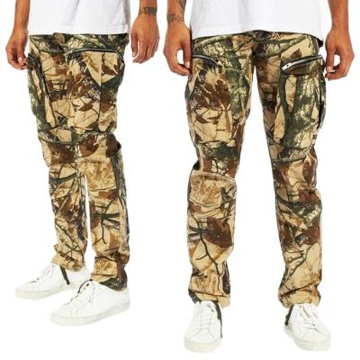 China OEM Anti-Static Camouflage Printed Tactical Cargo Pants Latest Military Nylon Trousers Design for sale