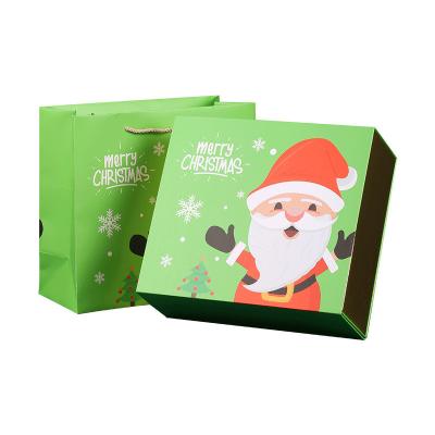 China Gift & New Craft Christmas Gift Box Red Christmas Fruit Eve Christmas Gift Box for sale