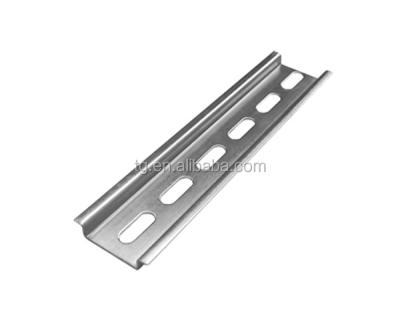 China Guide Rail Hot Dip Galvanized Steel Mount 35mm Din Rail for sale