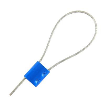 China Aluminum Alloys Customized Cable Tie Twist Bevel Angle Aluminum Alloy Safety Cable Joint 2.5mm for sale