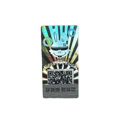 China Waterproof Anti Counterfeit Hologram Qr Code Sticker Security Hologram Label Verification System for sale